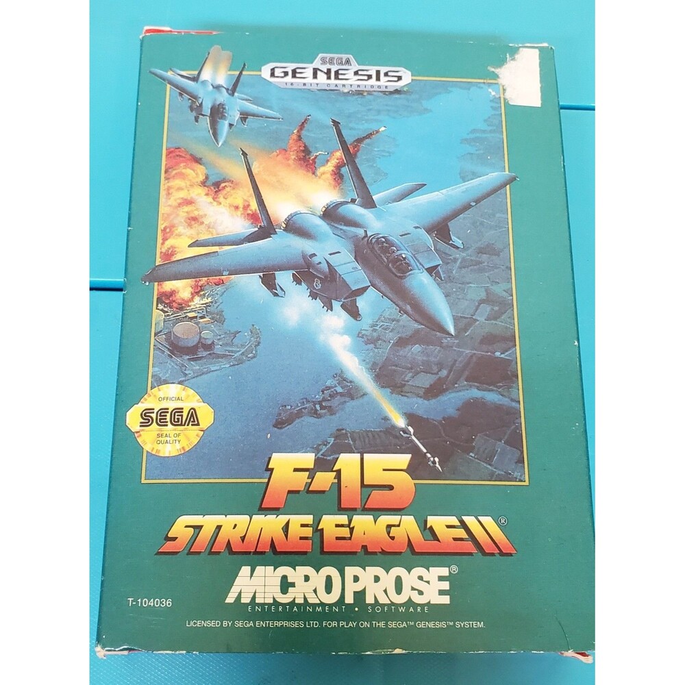 F-15 Strike Eagle II (Sega Genesis, 1993) UNTESTED